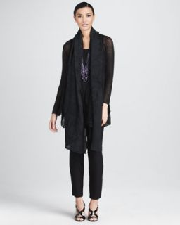  available in black $ 278 00 eileen fisher sheer ribbed cardigan