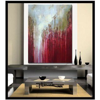 Modern Abstract Canvas Painting XL 48 X 36 X 1.5, Limited