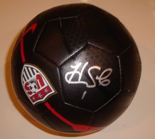 Hope Solo Signed Soccer Ball w COA USA Womens Olympics 2012 London