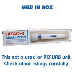 Original Hitachi Magic Wand Personal Vibrator HR250R New in Box USA