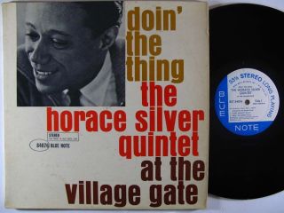 Horace Silver Quintet Doin The Thing LP on Blue Note NY Stereo