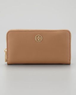  in black sand $ 225 00 tory burch robinson continental wallet