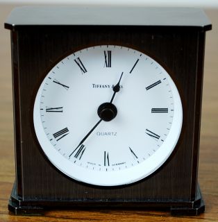 tiffany and co quartz desk clock here we have a tiffany and compnay