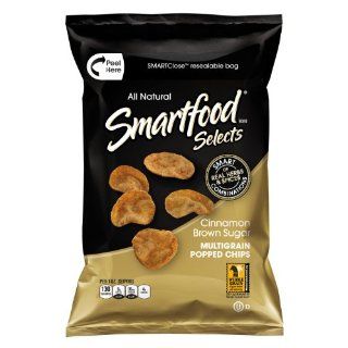 Smartfood Selects Multigrain Popped Chips, Cinnamon Brown Sugar, 3.25