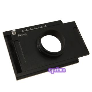645 D Moveable Adapter Plate for 4 x 5 Large Format Camera Body to