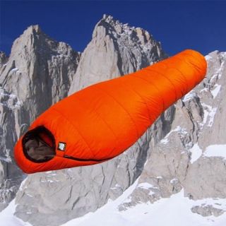 New Neus Trading High Peak Summit 35 Degree Sleeping Bag Orange Mummy