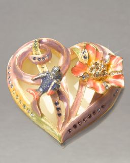 audrey floral heart shaped box $ 225