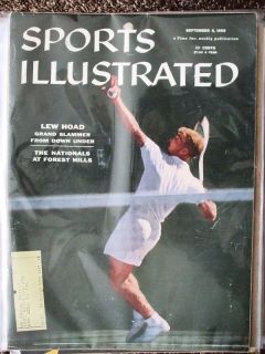 1956 Sports Illustrated Tennis Legend Lew Hoad