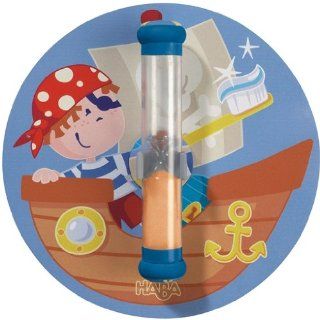Haba Gifts Pirate Hourglass Tooth Brush Timer with suction