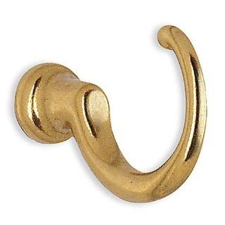 Loop Hook in Polished Brass Finish (Set of 10) (1.12 in