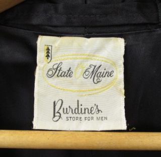  Maine 50s Smoking Jacket Robe Hugh Heffner Playboy Style Sz L M
