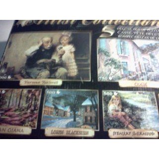 Artist Collection 5 Deluxe Jigsaw Puzzles: Toys & Games