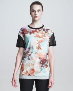 B20KP Jean Paul Gaultier Floral Print T Shirt