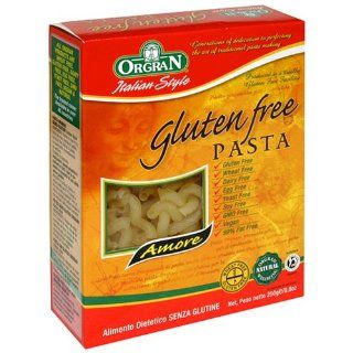 OrgraN Italian Style Gluten Free Pasta, Amore, 8.8 Ounce Boxes (Pack