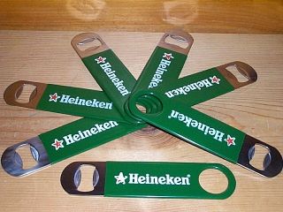 HEINEKEN RED STAR METAL BEER BOTTLE WRENCH OPENER