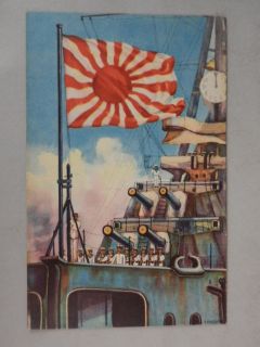  Era Vintage Navy Postcard Military Army Battle SHIP Hoisting 