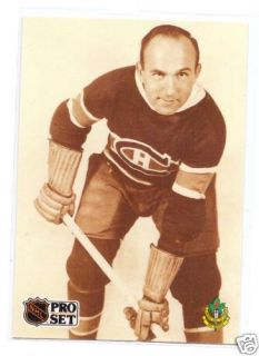 1991 92 Montreal Canadiens Howie Morenz Card