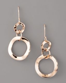 Ippolita Rose Gold Link Earrings   