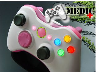 XCM Xbox 360 Wireless Controller Shell Pink Lady
