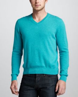 Private Label Virgin Cashmere V Neck Sweater   