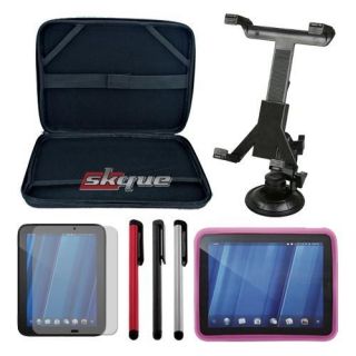 Durable Eva Case Bag Accessories Bundle for HP Touchpad Tablet 9 7
