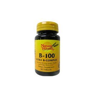 Vitamin B 100 COMPLEX TAB NAT/WL Size: 50: Health