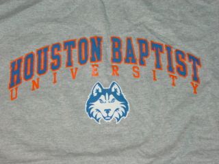 Houston Baptist University Huskies T Shirt New Large