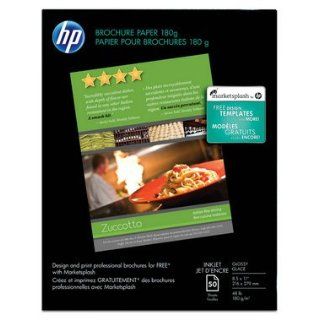 Hewlett Packard Inkjet Brochure Paper 180g Glossy 48 98