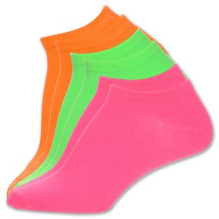  Pack Womens Socks Size 9 11 Pink/Green/Orange