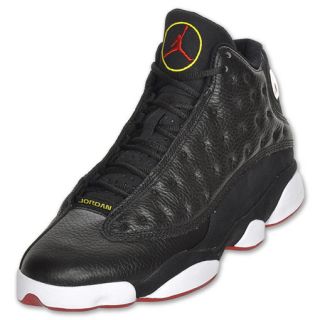 Mens Air Jordan Retro 13 Basketball Shoes Black