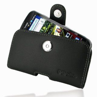 PDair P01 Black Leather Case for Samsung Droid Charge SCH