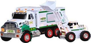 the 2008 hess toy truck and front end loader is a tough two in one toy