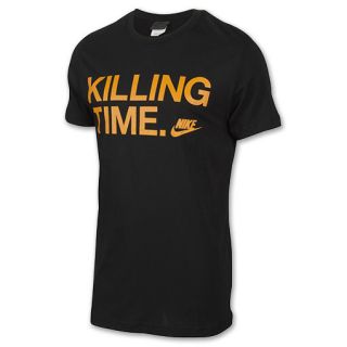 Nike Killing Time Mens Tee Black/Yellow