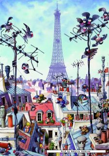 New Heye Jigsaw Puzzle 1000 Pcs Loup Eiffel Tower 29358