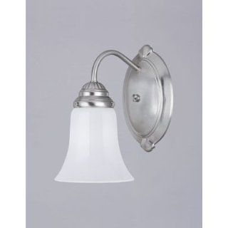 Westinghouse One Light Wall Sconce, Brushed Nickel with