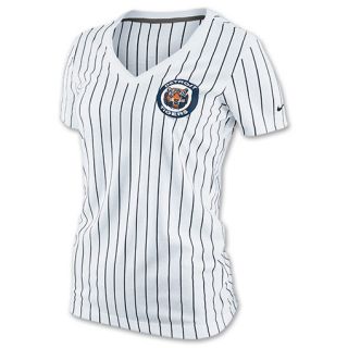 Womens Nike Detroit Tigers MLB Cooperstown Collection Pinstripe Ole