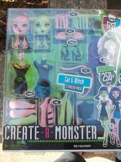 MONSTER HIGH ♥ Create A Monster CAT & WITCH Starter Pack♥♥