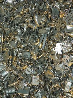 High Intencity Pewter Charms with Clasp Charm It 30 Charms Lot