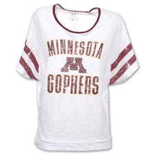 Minnesota Golden Gophers Burn Batwing NCAA Womens Tee Shirt