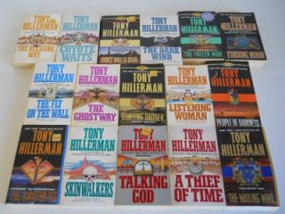 Lot of 16 Tony Hillerman Navajo Mystery Paperback Books ~ Leaphorn and