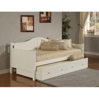 Hillsdale Furniture Staci Daybed w Roll Out Trundle Bed Black or White