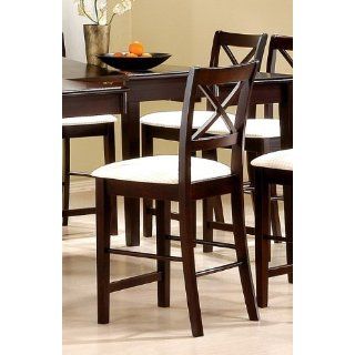 Coaster Counter Height Bar Stools, Pacific Cappuccino Wood