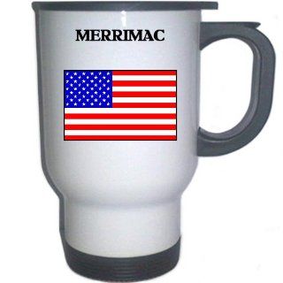 US Flag   Merrimac, Massachusetts (MA) White Stainless