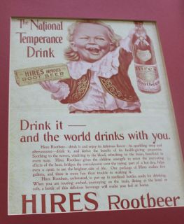 Hires Rootbeer Original Ad from 1897