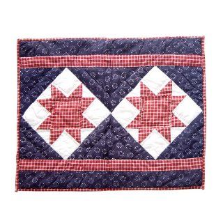 Patch Magic American Star Pillow Sham, 27 Inch by 21 Inch