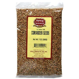 Spicy World Coriander Seeds, 7 Ounce Bags (Pack of 6): 