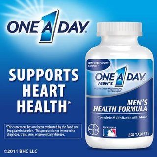 One A Day Mens Multivitamin Health Formula   250 Tablets