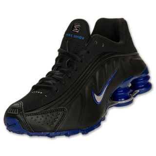 Boys Gradeschool Nike Shox R4 Black/Sport Grey