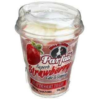 Walk Away Parfait, Frozen Strawberry Cake and Topping, 6 Ounce