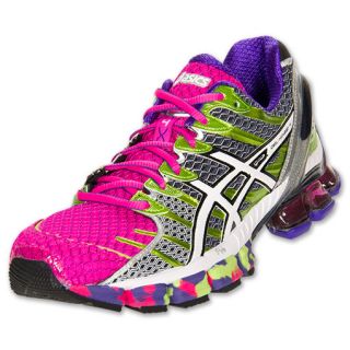 Asics GEL Kinsei 4 Womens Running Shoes Pink/Blue